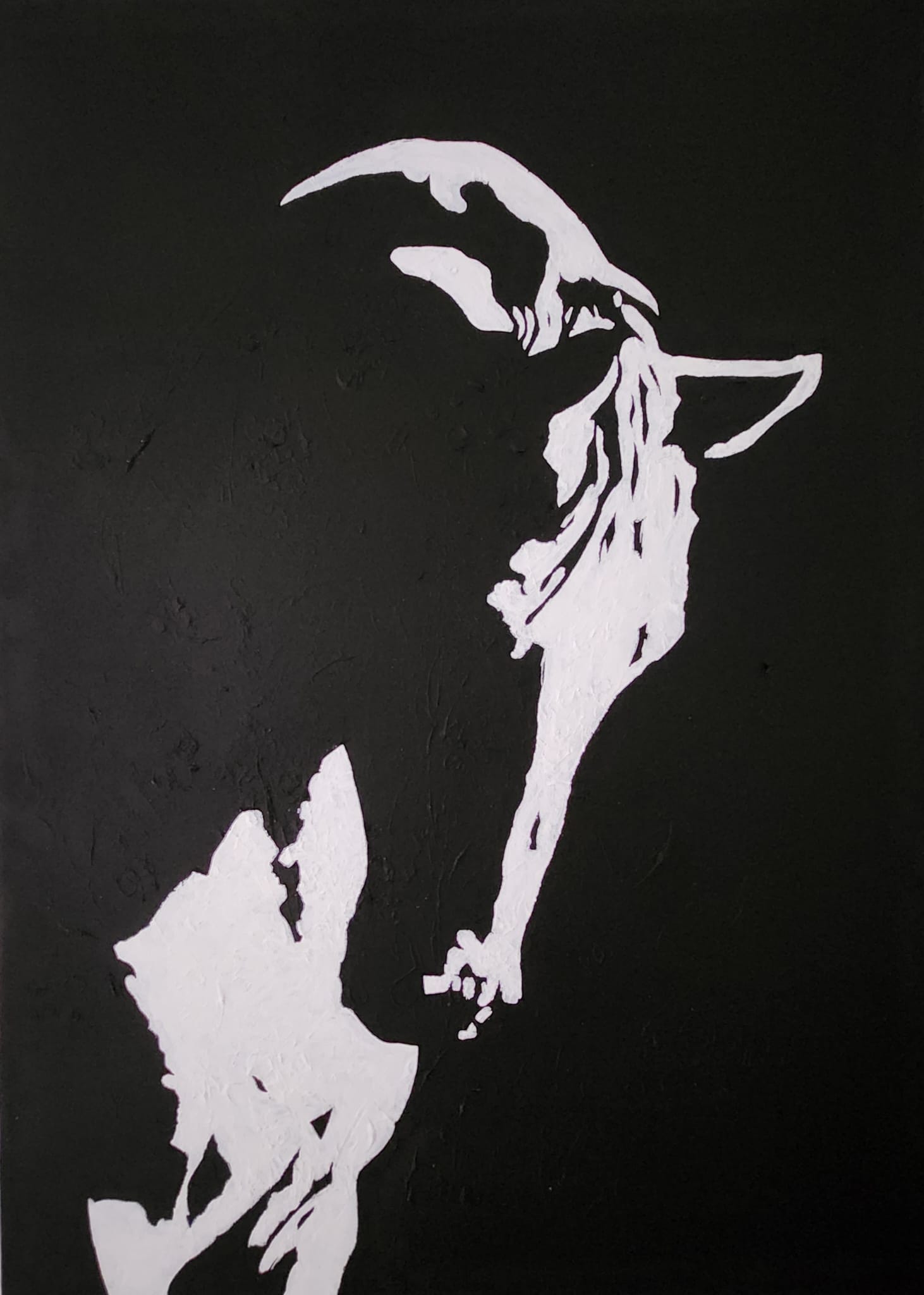 ArteDiAlina.com painting: Spirit (da&nbsp;Catrame)